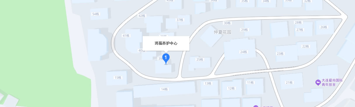 大连鸿福养老服务中心地图